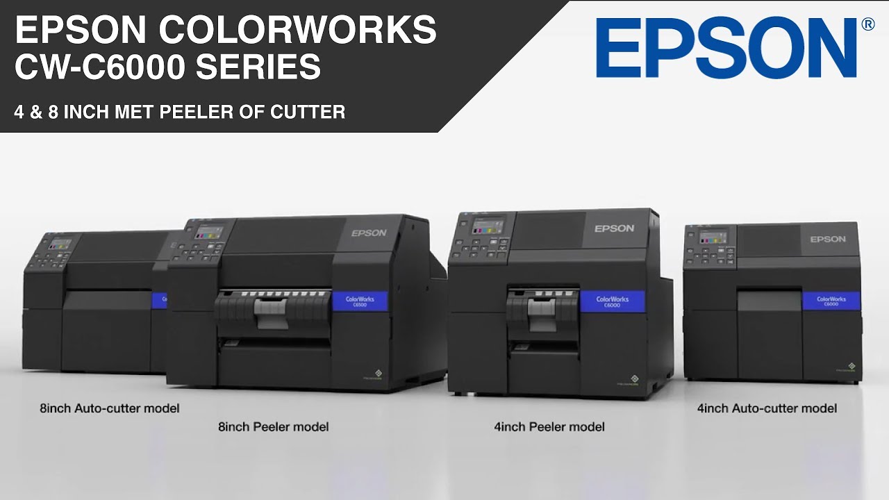 Epson ColorWorks CW-C6000 series productvideo • Smart2b