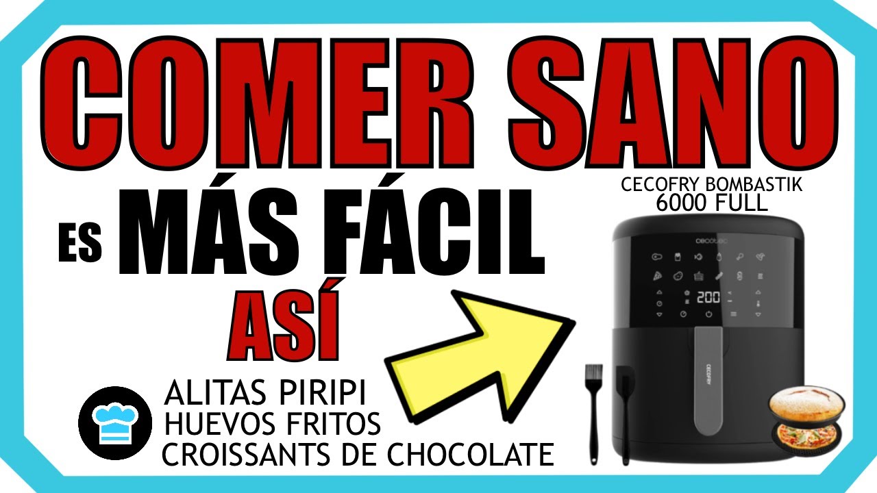 Cecofry Cecotec - 🎉 OFERTÓN 🎉 🤭 ¡Prepárate para un año lleno de sabores  explosivos con la Cecofry Bombastik 6000! 🙌🏻 🌟 Capacidad de 6 litros 😎  Con un pack de accesorios