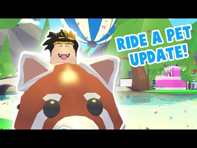 The New Ride A Pet Update In Roblox Adopt Me Giddy Up Youtube - riding griffin pet in adopt me codes 2019 roblox adopt me ride a pet update youtube