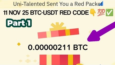 Binance Red Packet code in Binance Today Claim USDT BTC TON Red packet code 11 November 2025