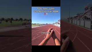 Pole Vaulter Attempts Sub 14 100M