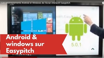 Les environnements Android et Windows de l