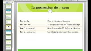 BSU Online French: Structure 3.3