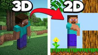 Minecraft But Everthing is 2D