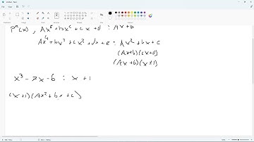 Long division of nth order polynomials via general multiplication and comparing coefficients