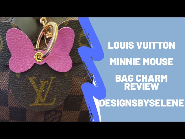 Upcycled Louis Vuitton Minnie Mouse Bag Charm