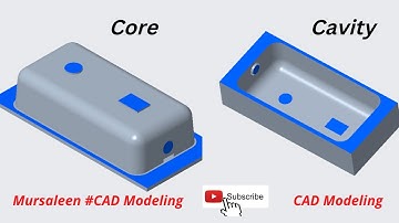 How to  | Make a  Core & Cavity |  in  |   Creo Parametric