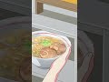 [24/100]　邪神ちゃん、無言でラーメンを食べる　#shorts