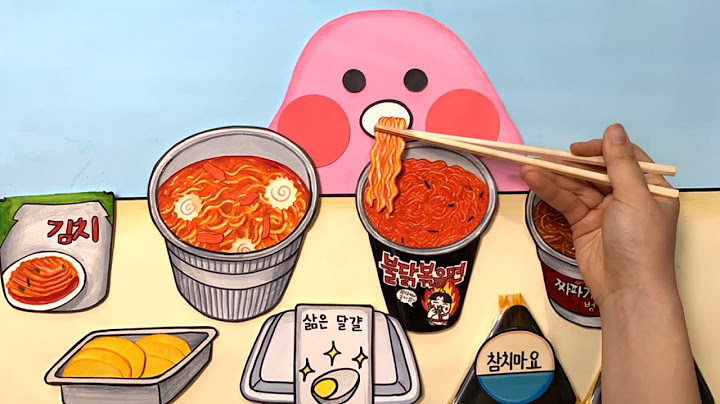 슬라임과 함께하는 편의점먹방  스톱모션! 😋Korean Convenience store food MUKBANG with SLIME!😋