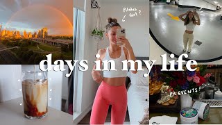 DAYS IN MY LIFE | Pilates girl, Pr events, being Productive!