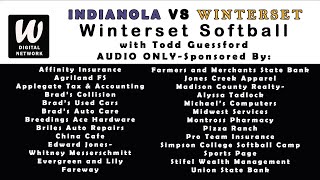 Varsity Softball-Indianola vs Winterset
