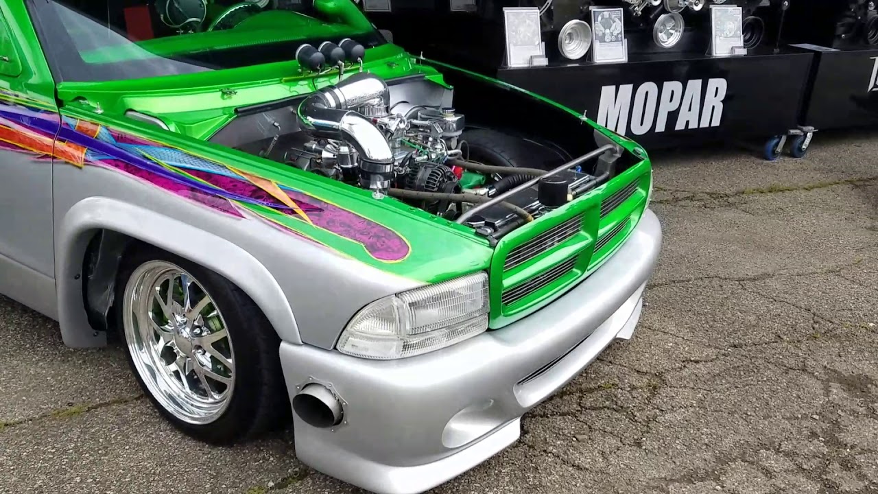 Wild Supercharged Dodge Dakota R/T Drag Truck YouTube