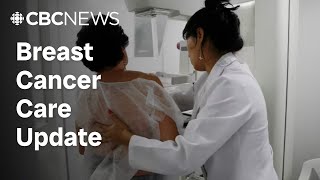 What is the status of breast cancer care in Saskatchewan?