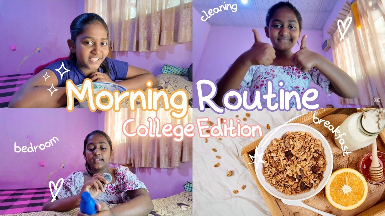 මගේ අද උදේ වරුව 📚🍽️🍝️🥰❤️| my morning routine 