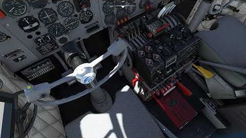 Demonstrating the MSFS PMDG DC-6 altitude control issue