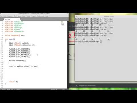 C++ STL: 8 more on list (Bangla | বাংলা)