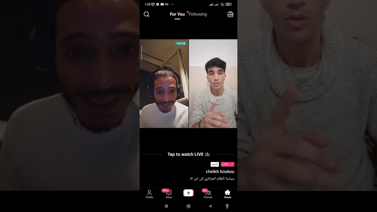 لايف خطير بين الجزائري الشيخ كوكو واحمد سلطان