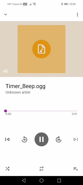 Huawei ringtone: Timer beep