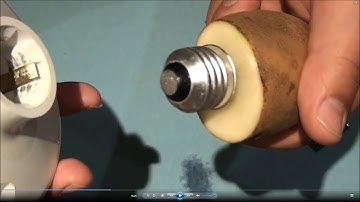 How to securely remove a broken light bulb base ?