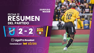 Thumbnail for Universidad Católica 2 - 2 Barcelona SC / Fecha 12 / LigaPro Ecuabet conectada por Xtrim