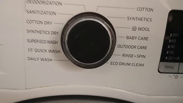 How to put Samsung washer on just a spin cycle