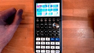 Setting up your Casio fx-CG50