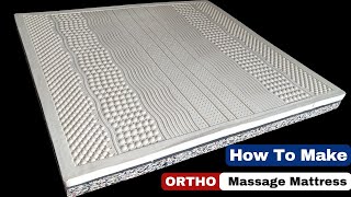 How Ortho Massage Natural Latex Mattress Made in Factory! Best Spine care 7 Zone Mattress Review!
