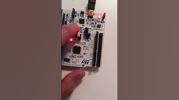 Button Controlled Blinking LED on STM32 Nucleo