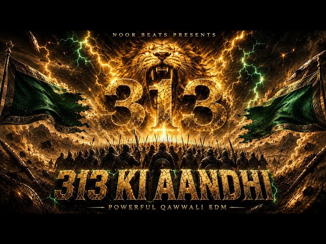 🔥 313 Ki Aandhi ⚔️ | Battle of Badr Anthem | Powerful Islamic EDM Nasheed 2026 | Noor Beats