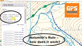Naismith's Rule - यह कैसे काम करता है और मुफ्त रूट प्लानिंग सॉफ़्टवेयर पर इसकी गणना कैसे करें screenshot 4