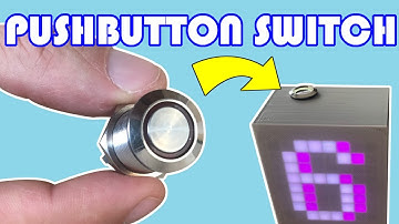 How to use self-locking metal pushbutton switch to power on arduino projects