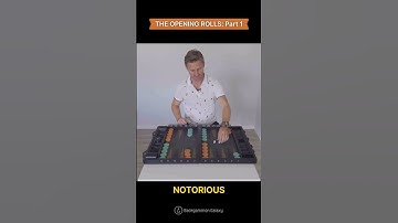 Opening Rolls, part 1: The Naturals! Stay tuned for more 😇 #backgammon #backgammonopeningmoves