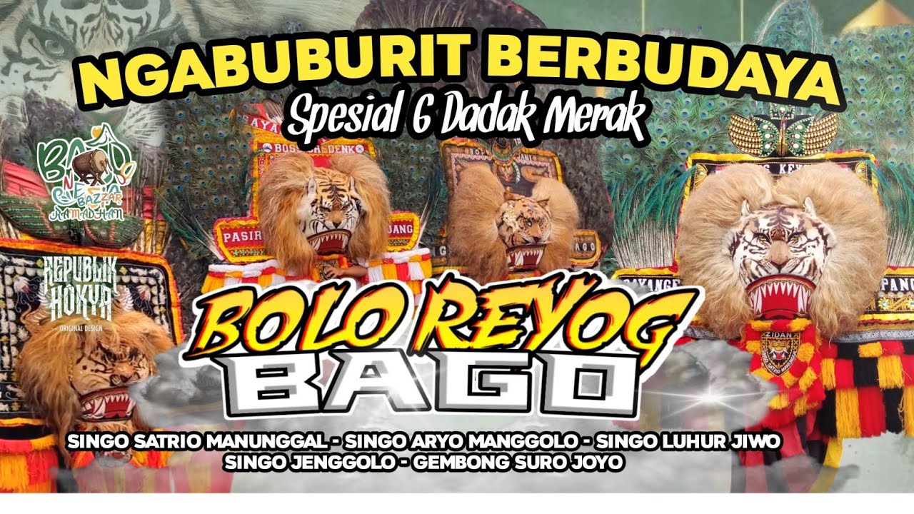 NGABUBURIT BERBUDAYA BERSAMA BOLO REYOG BAGO PASIRIAN LUMAJANG FULL SOLAH DI BAZAR RAMADHAN 2026