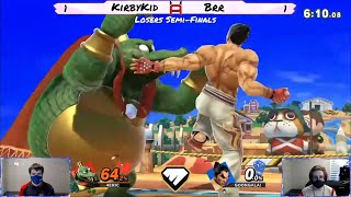 the K. Rool / Kazuya matchup is chaotic