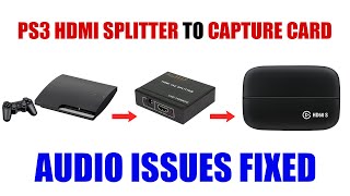 PS3 Elgato Capture Card Audio Issue Fixed [ How to Fix Static Sound from HDCP Bypass HDMI Splitter ] screenshot 5