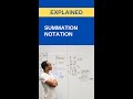 Terms to know | Summation Notation  #shorts #datastructures #codinginterview