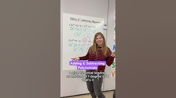 Adding and subtracting polynomials #iteachalgebra #math #mathematics #algebra #iteachmath