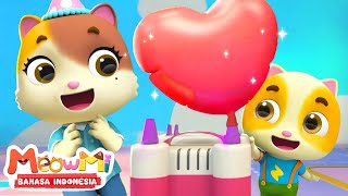 Kejutan Balon Untuk Ibu Kucing | Lagu Balon Anak-anak | MeowMi Family Show Bahasa Indonesia