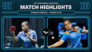 Hope Udoaka vs Diya Chitale | WS R32 | #WTTLagos 2026
