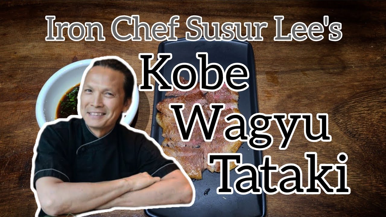 Kobe Wagyu Tataki with Ponzu