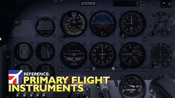 X Plane 11 : Airfoillabs Cessna 172 :  Reference Primary Flight Instruments