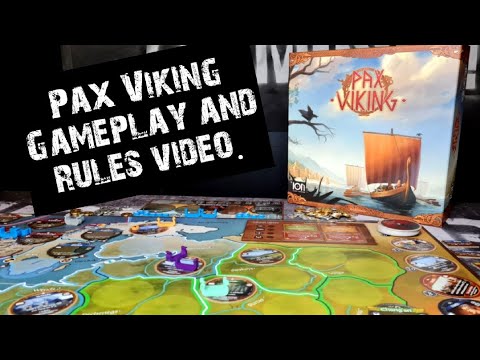 Pax viking board game from Ion game design: Overview and how to play video.