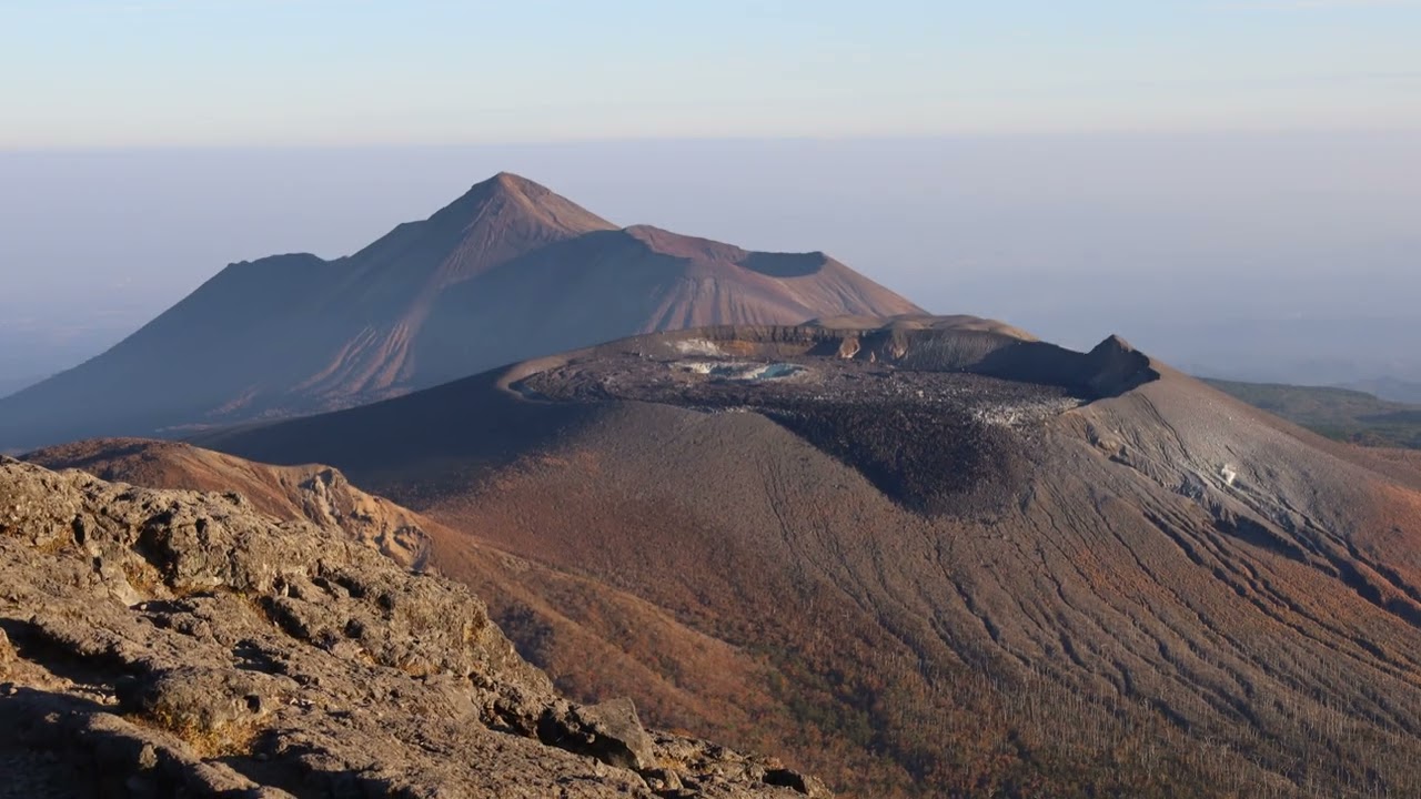 Climbing Mount Karakuni in Kagoshima, Japan