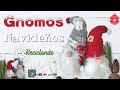 GNOMOS NORDICOS NAVIDEÑOS RECICLANDO MATERIALES