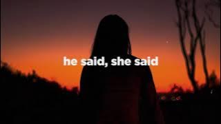 Anke Richards, Rnla - he said, she said (Lyrics)