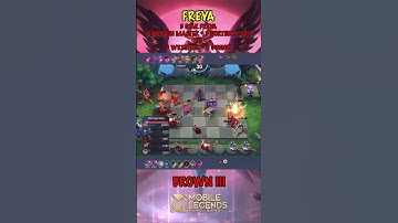 HYPER FREYA 6 WEAPON MASTER + 3 NORTHERN VALE.!! | MAGIC CHESS MOBILE LEGENDS #shorts #magicchess