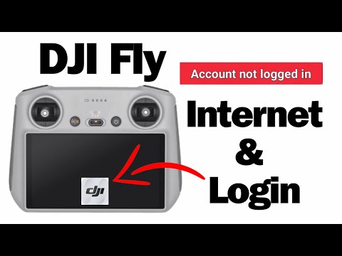 Login To Your DJI Fly App & Connect To The Internet. Tutorial