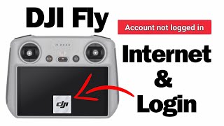 Login To Your DJI Fly App & Connect To The Internet. Tutorial