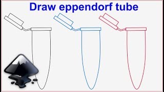 Inkscape for scientists - 15 | How to illustrate (draw) an eppendorf reaction tube