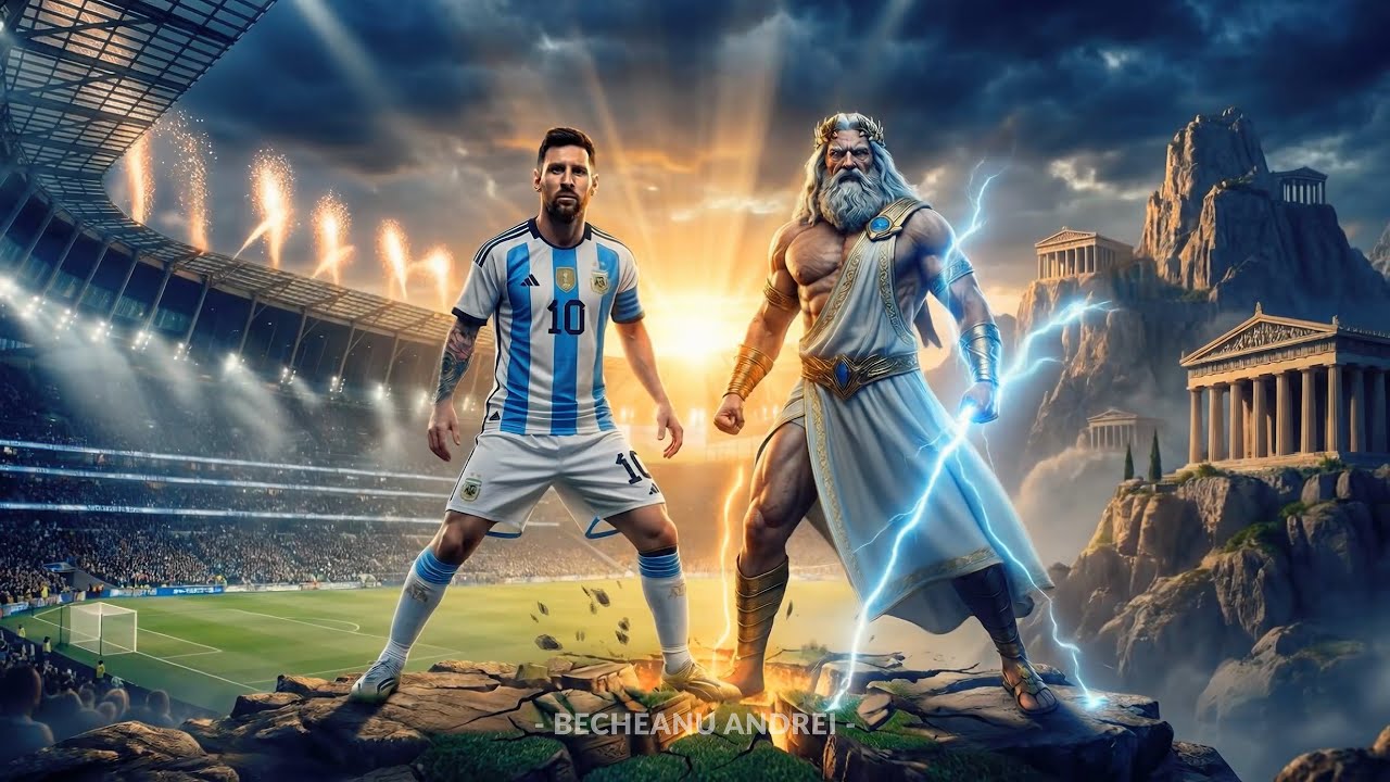 Messi Vs Zeus (Gates of Olympus) AI Commercial - Nano Banana Pro, Veo & KlingAI